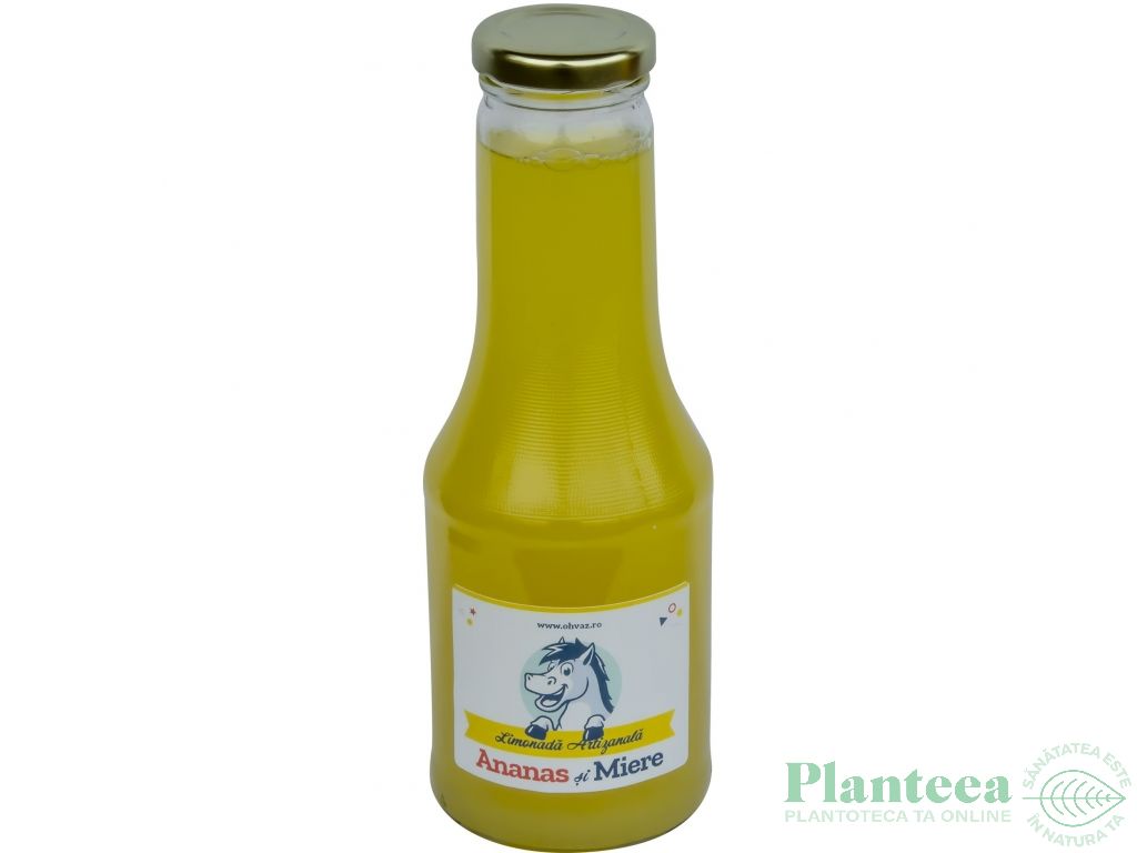 Limonada ananas miere 450ml - OHVAZ