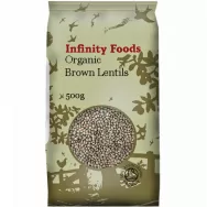Linte maro boabe 500g - INFINITY FOODS