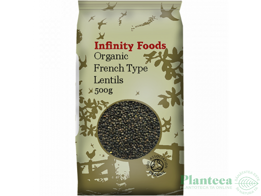 Linte frantuzeasca boabe 500g - INFINITY FOODS