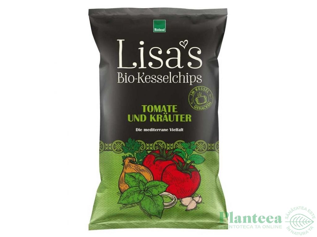 Chipsuri cartofi tomate ierburi eco 110g - LISA`S