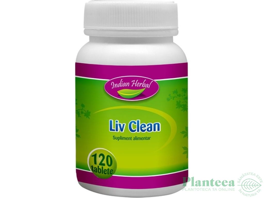 Liv Clean 120cp - INDIAN HERBAL