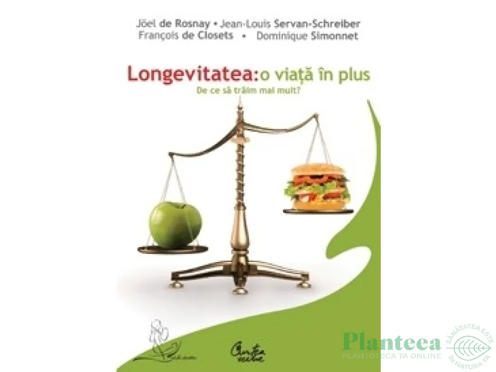 Carte Longevitatea O viata in plus De ce sa traim mai mult 200pg - CURTEA VECHE