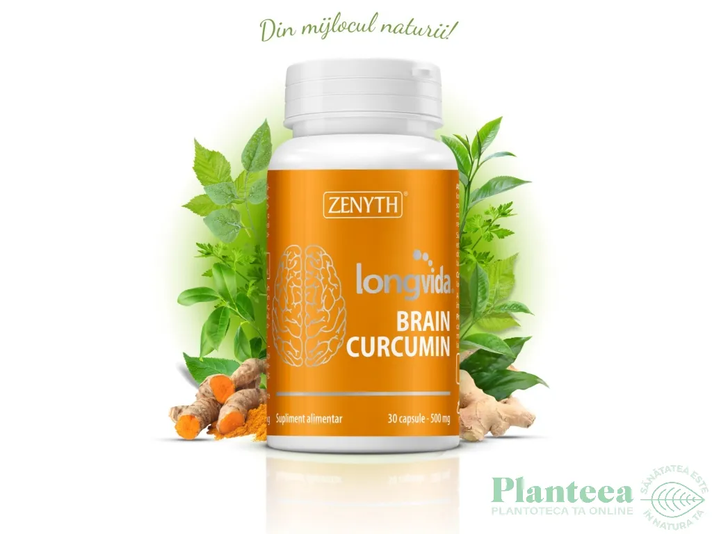 Longvida BrainCurcumin 500mg 30cps - ZENYTH