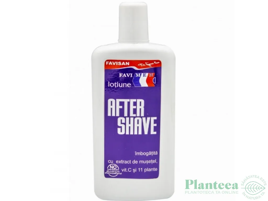 Lotiune dupa ras musetel C 11plante FaviMen 125ml - FAVISAN