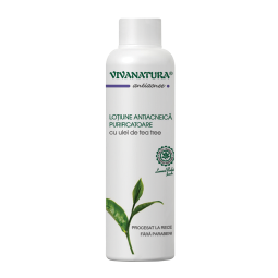 Lotiune antiacnee purificatoare ulei tea tree 150ml - VIVA NATURA