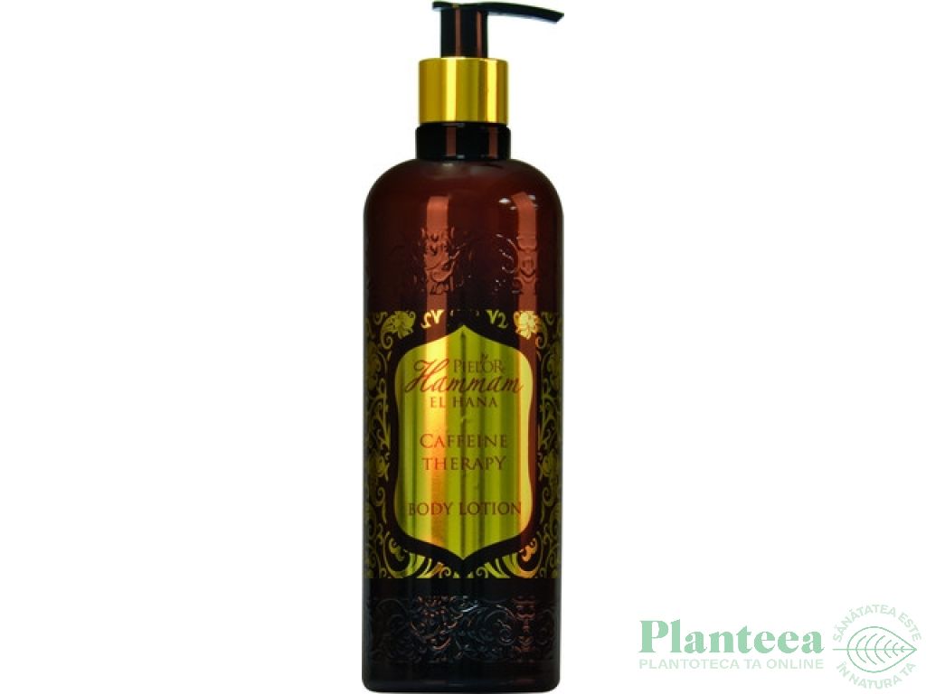 Lotiune corp ulei argan Caffeine Therapy 400ml - HAMMAM EL HANA