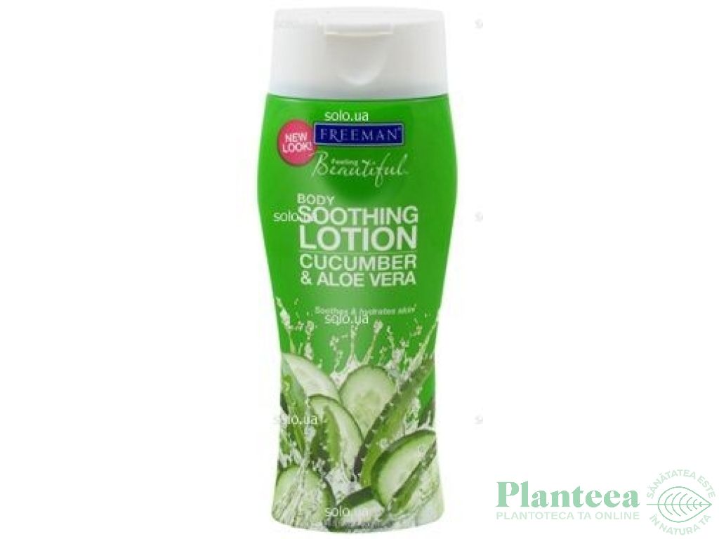 Lotiune corp castravete aloe vera 400g - FREEMAN