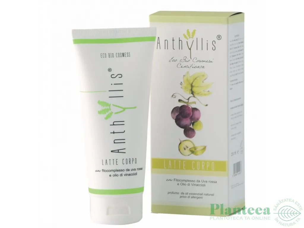 Lotiune corp hidratanta 200ml - ANTHYLLIS