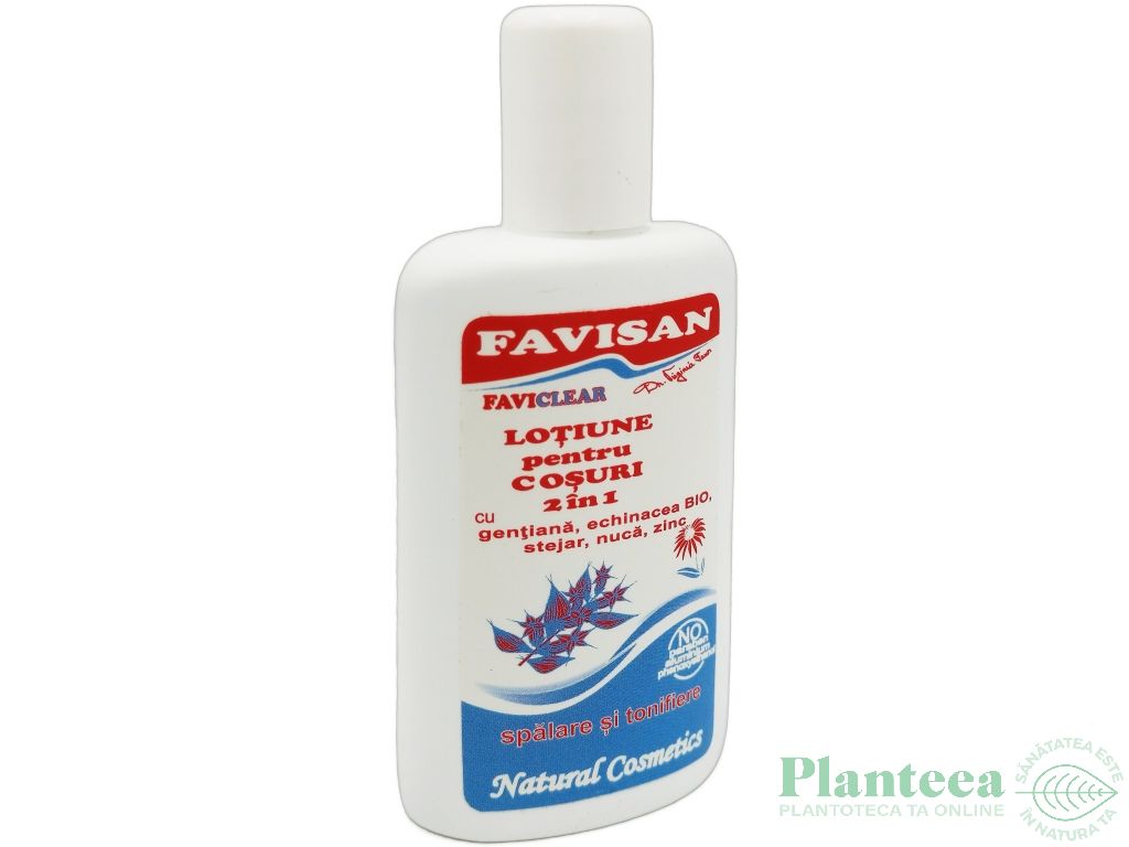 Lotiune cosuri 2in1 gentiana echinaceea FaviClear 70ml - FAVISAN