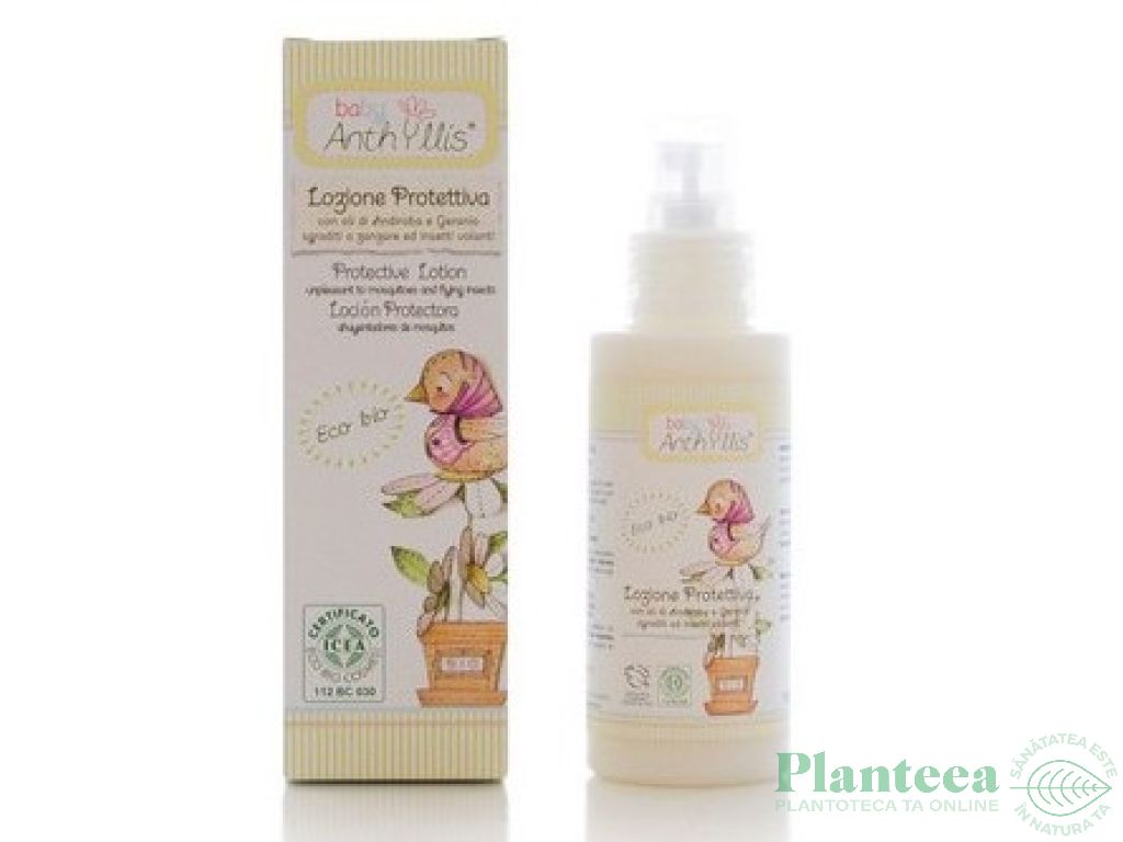 Lotiune protectoare anti insecte bebe 100ml - ANTHYLLIS