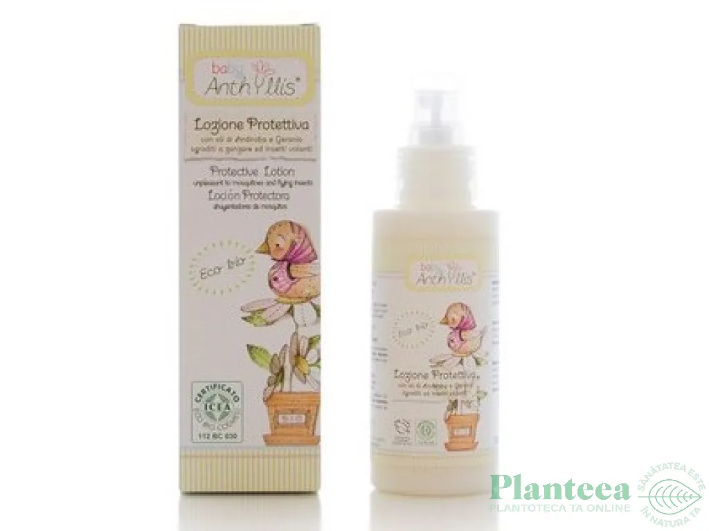Lotiune protectoare anti insecte bebe 100ml - ANTHYLLIS