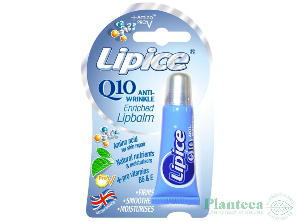 Luciu buze antirid Q10 4,8g - LIPICE