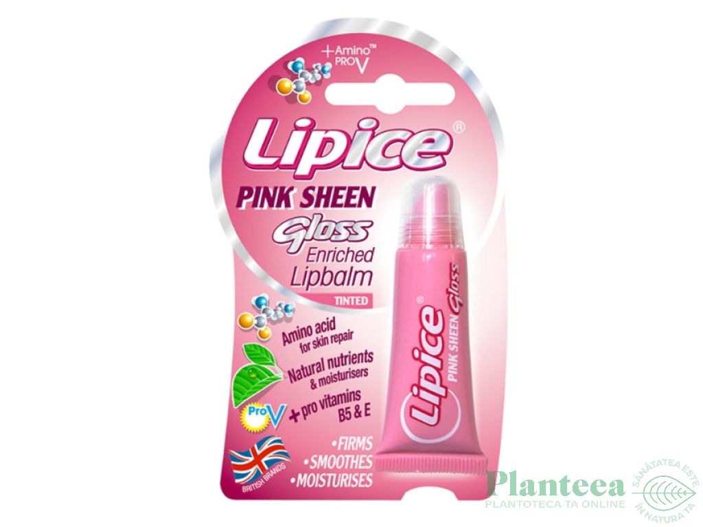 Luciu buze roz 4,8g - LIPICE