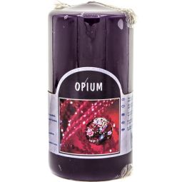 Lumanare parfumata stalp 33h opium 260g - BOLSIUS