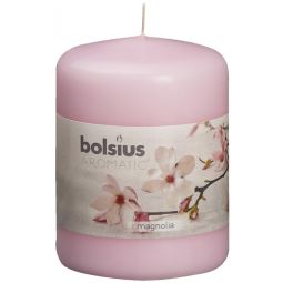 Lumanare parfumata stalp 22h magnolie 160g - BOLSIUS