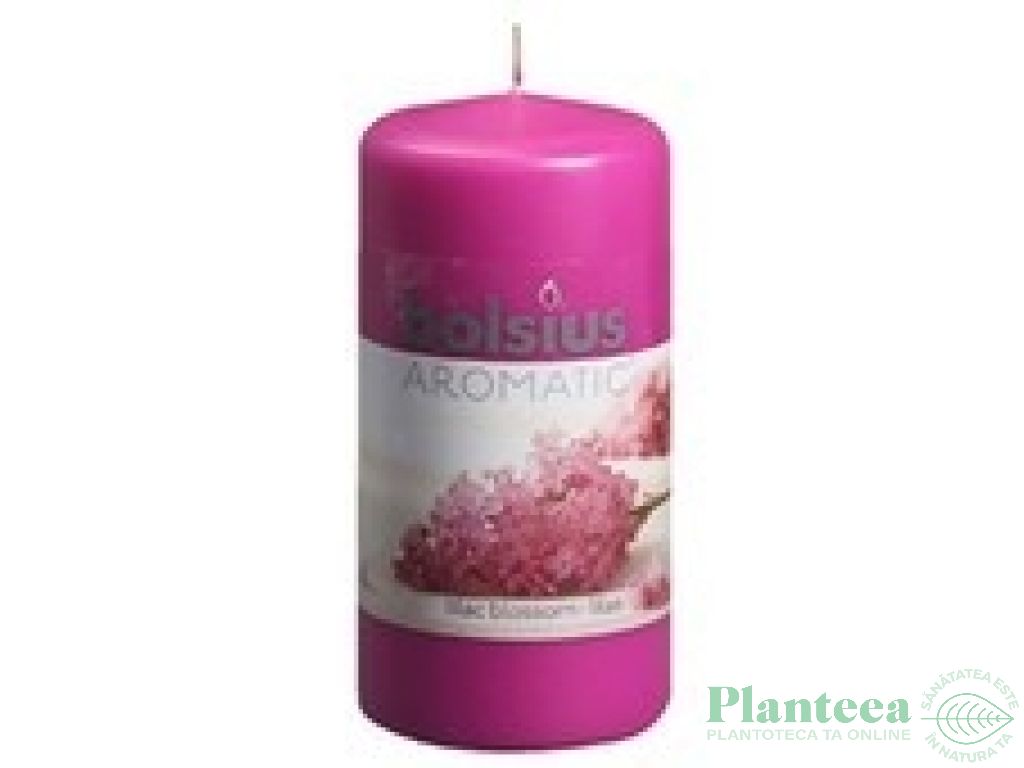 Lumanare parfumata stalp 33h liliac 260g - BOLSIUS