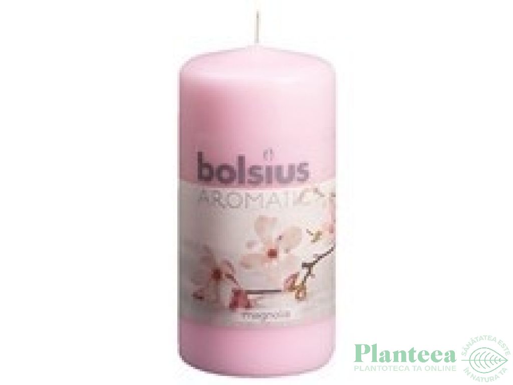 Lumanare parfumata stalp 33h magnolie 260g - BOLSIUS