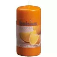 Lumanare parfumata stalp 33h portocala 260g - BOLSIUS