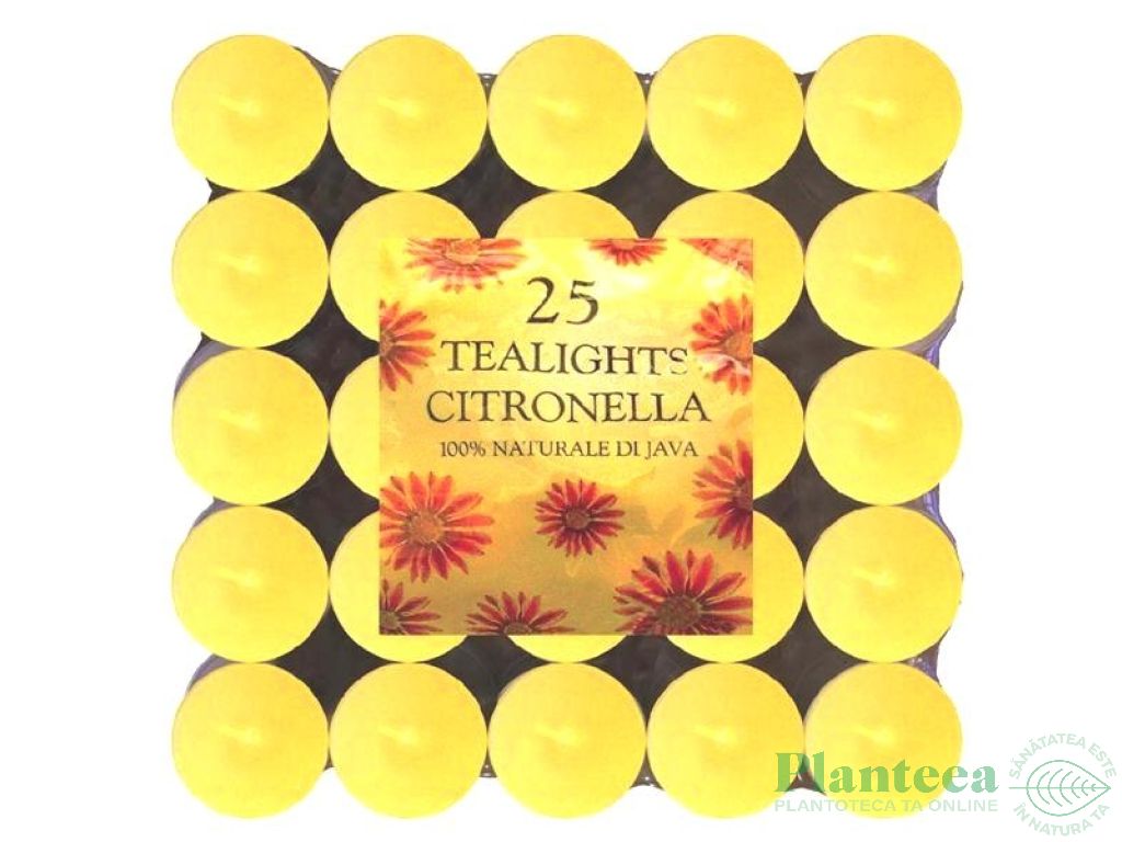 Lumanari pastila parfumate 4h citronella 25b - SER SPA
