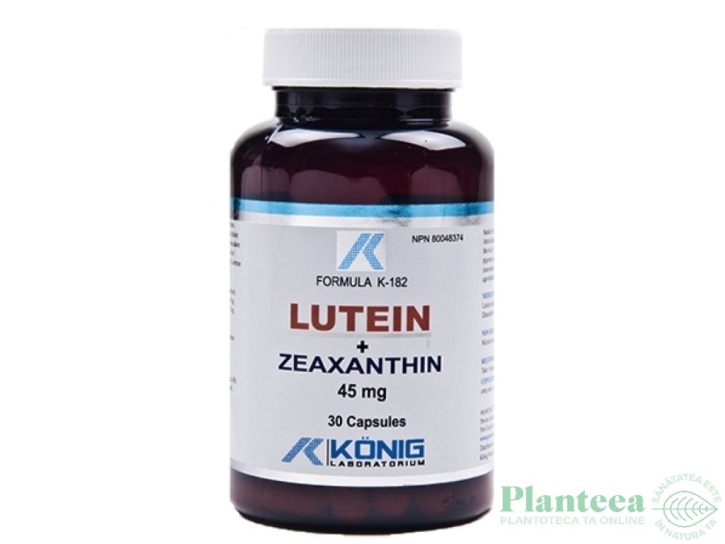 Luteina Zeaxantina 45mg 30cps - KONIG