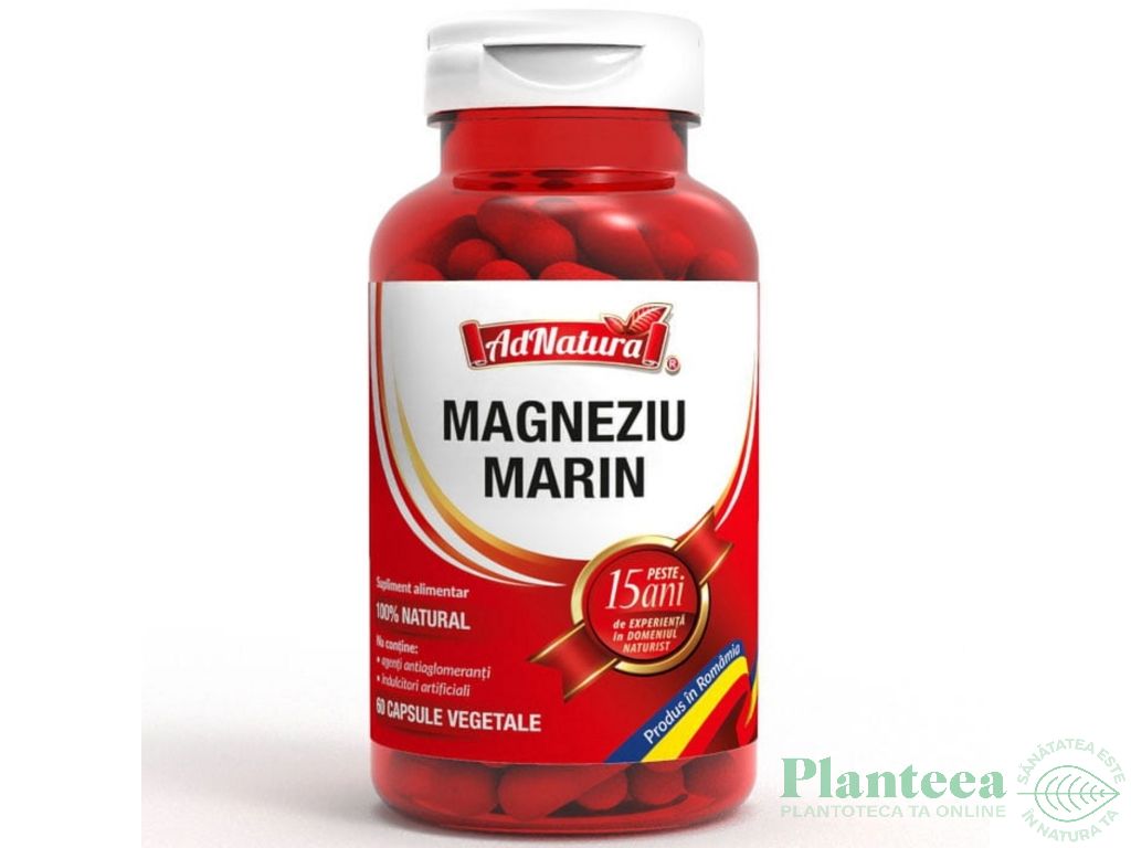 Magneziu marin 60cps - ADNATURA