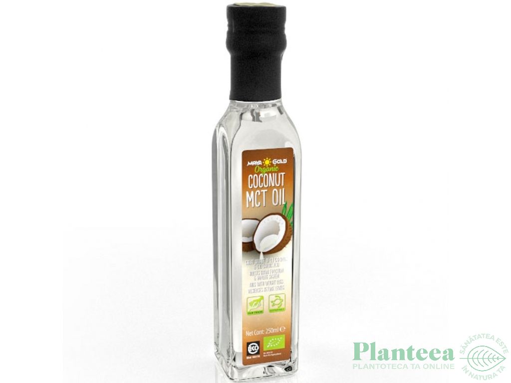 Ulei MCT cocos bio 250ml - MAYA GOLD