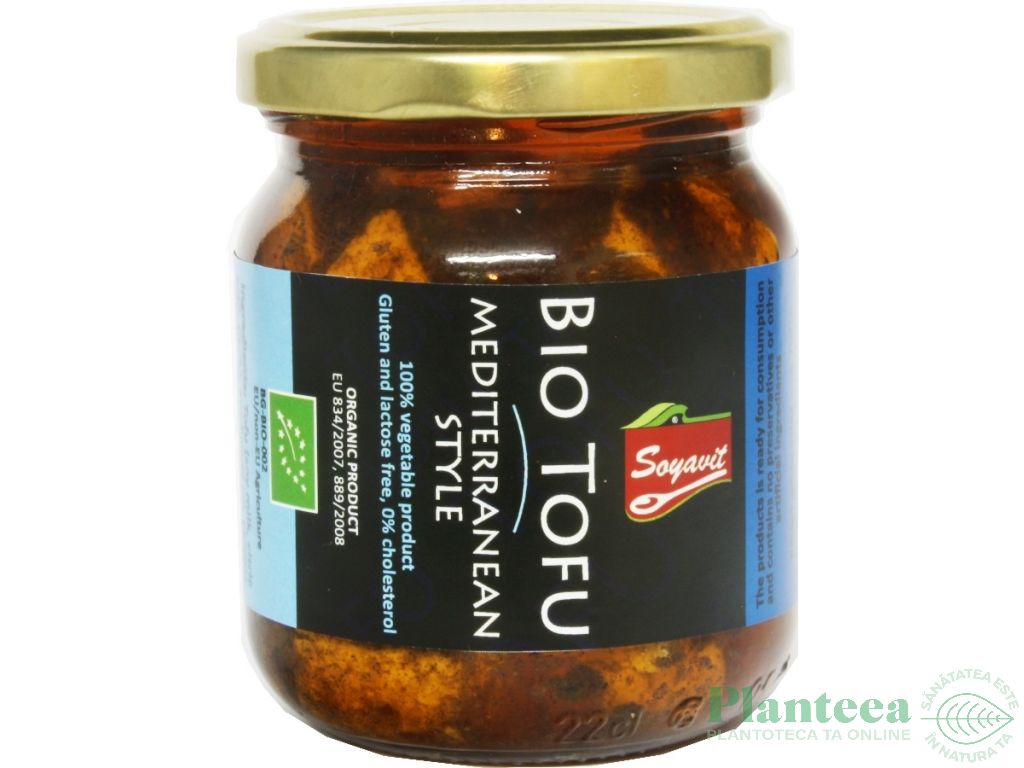 Tofu marinat mediteranean {bo}205g - SOYAVIT