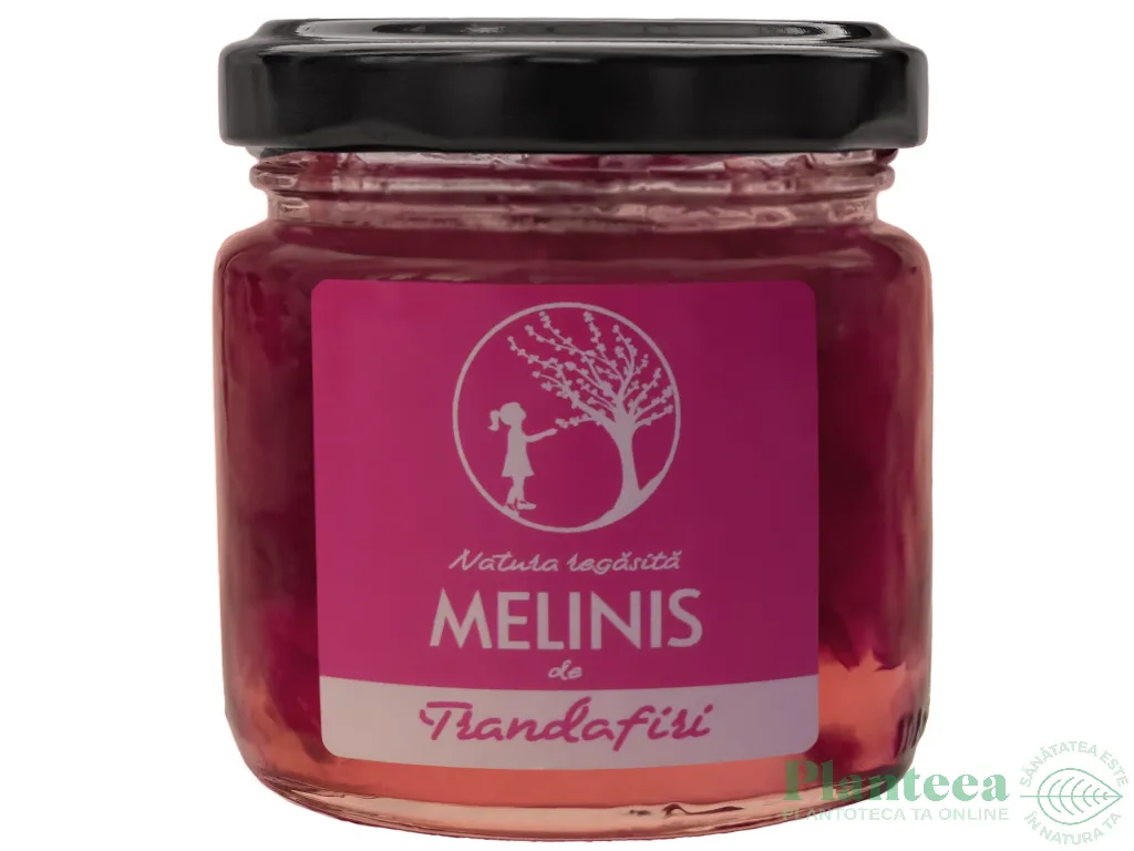 Miere salcam cu petale trandafiri 120g - MELINIS