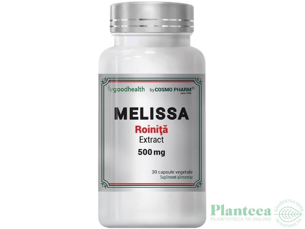 Melissa {roinita} extract 500mg 30cps - COSMO PHARM