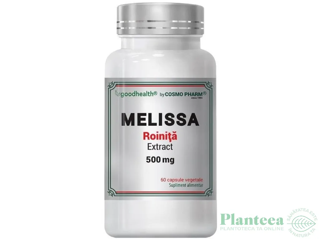 Melissa {roinita} extract 500mg 60cps - COSMO PHARM
