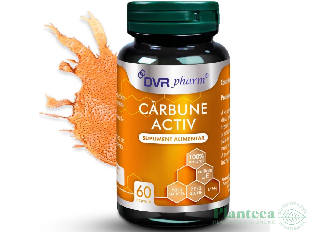Carbune activ 300mg 1x60cps - DVR PHARM