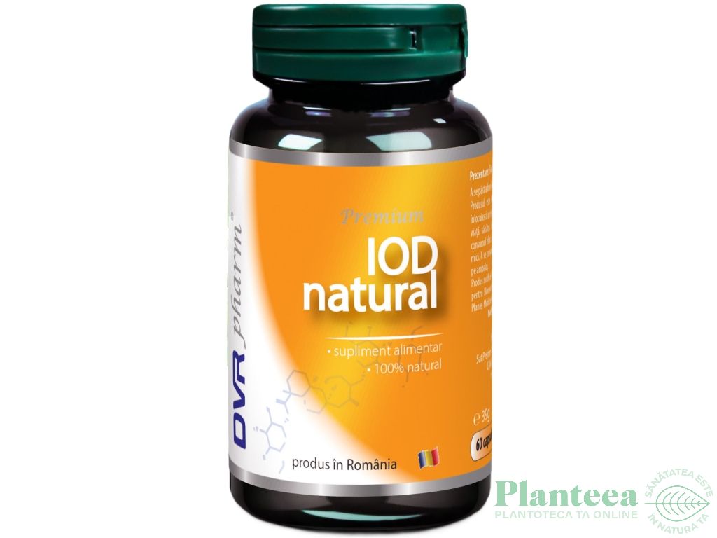 Iod natural 1x60cps - DVR PHARM