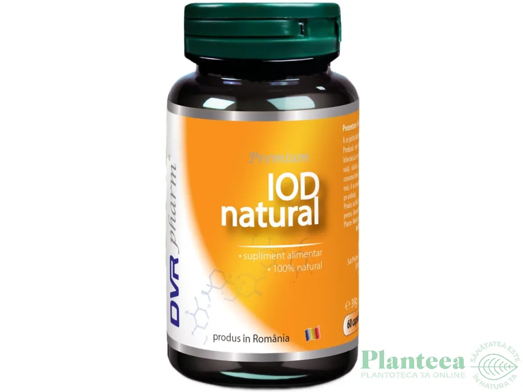 Iod natural 1x60cps - DVR PHARM