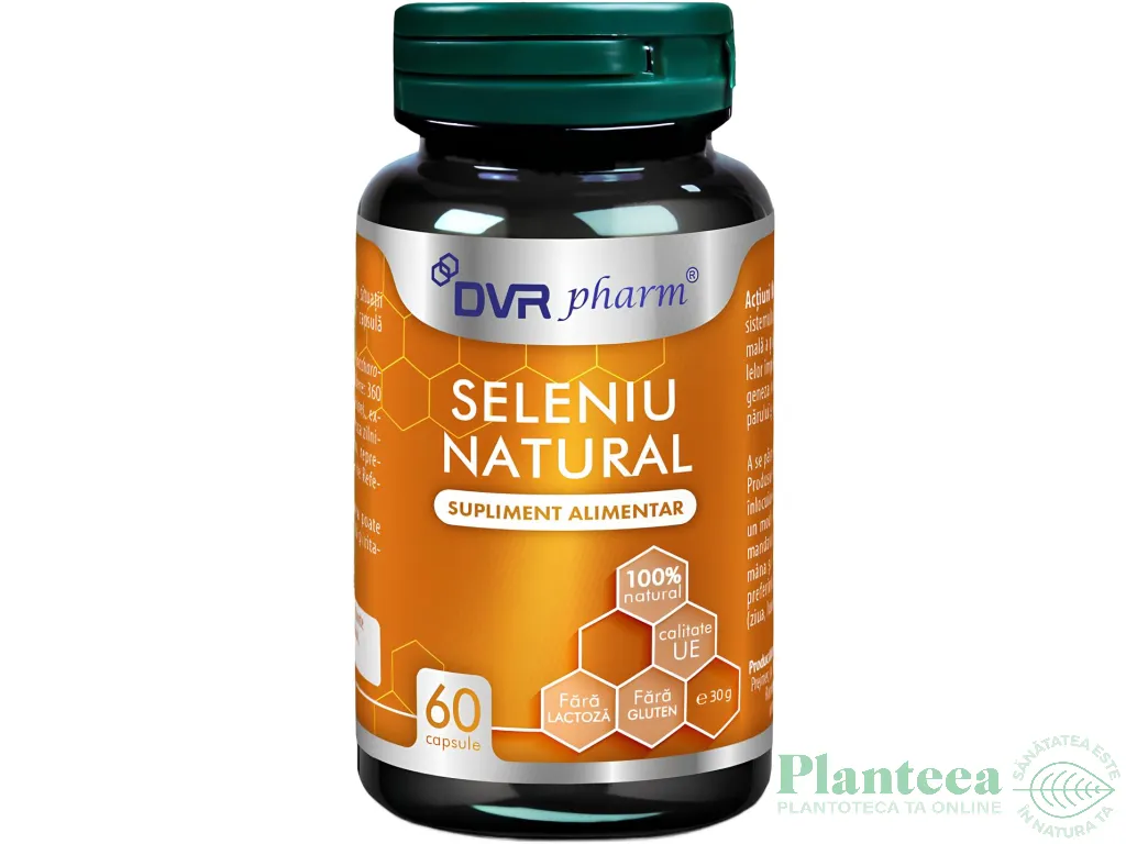 Seleniu natural 1x60cps - DVR PHARM