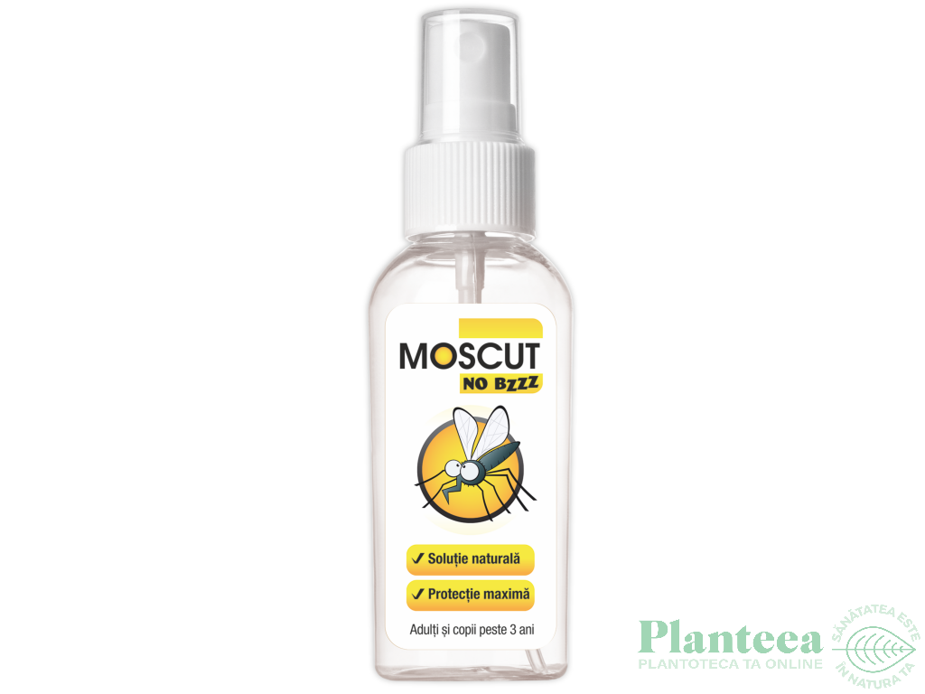 Solutie naturala antitantari No Bzz 85ml - MOSCUT