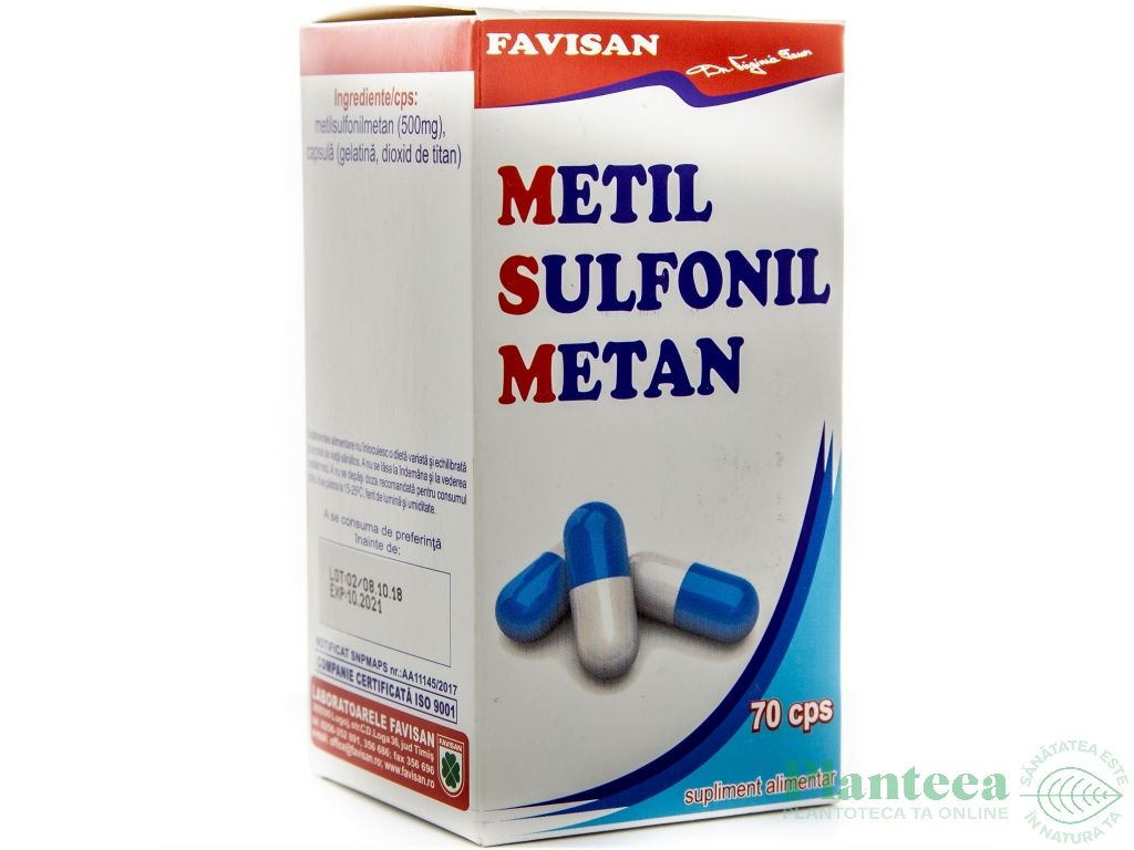 MSM [MetilSulfonilMetan] 70cps - FAVISAN