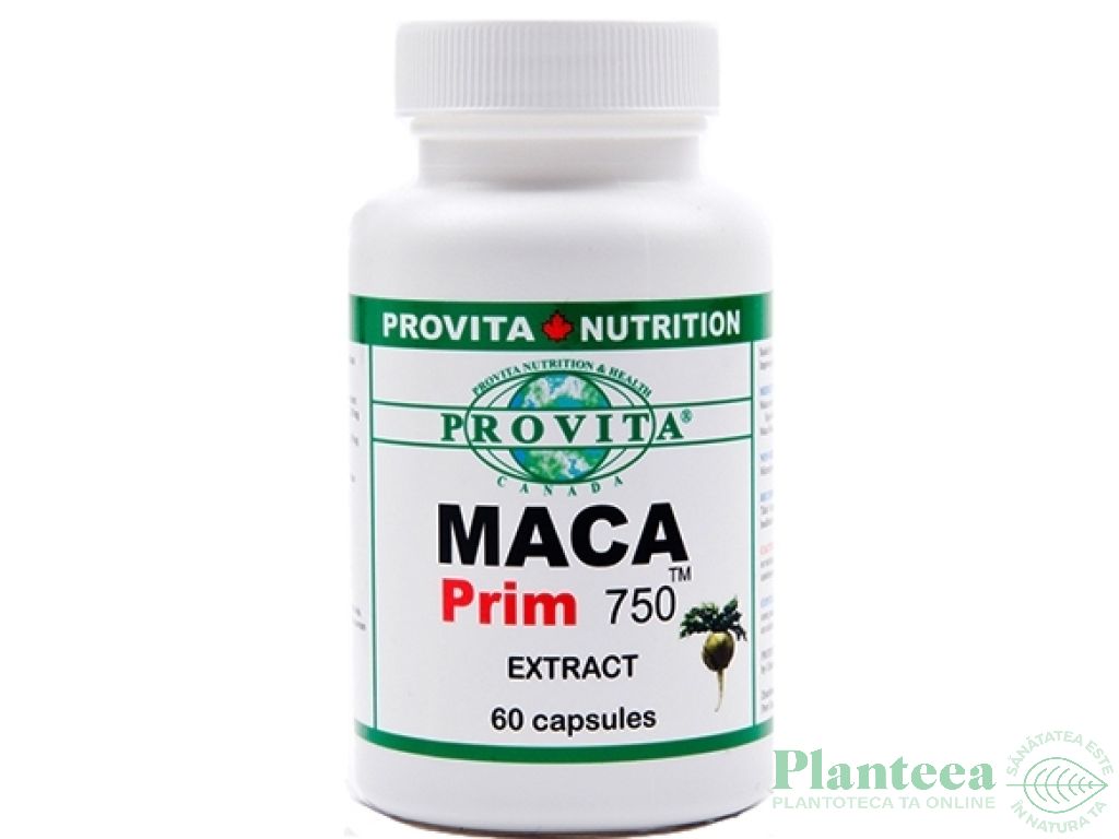 Maca prim 750mg 60cps - PROVITA NUTRITION