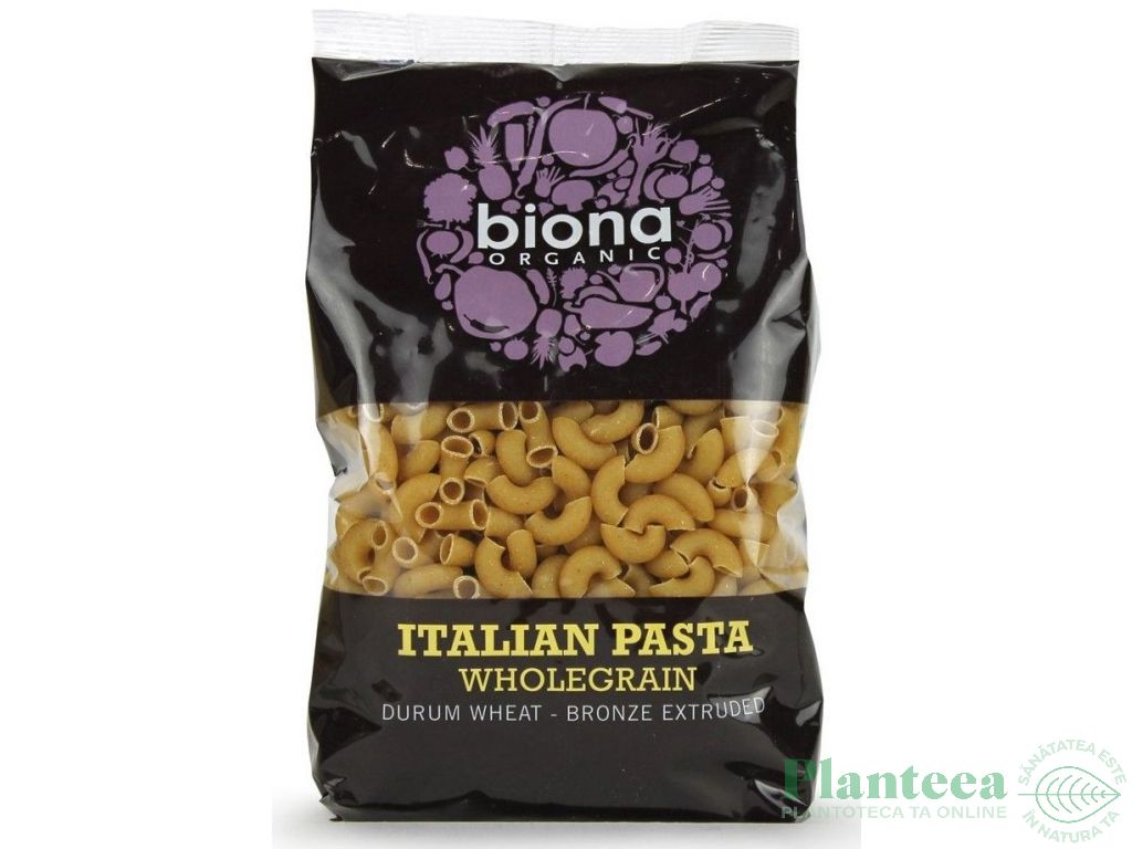 Paste macaroane grau integral 500g - BIONA