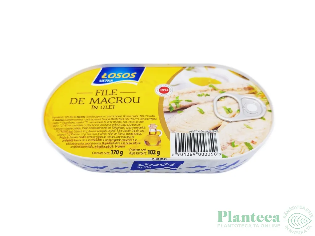 Macrou file in ulei 170g - LOSOS