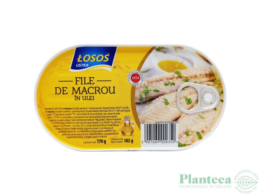 Macrou file in ulei 170g - LOSOS