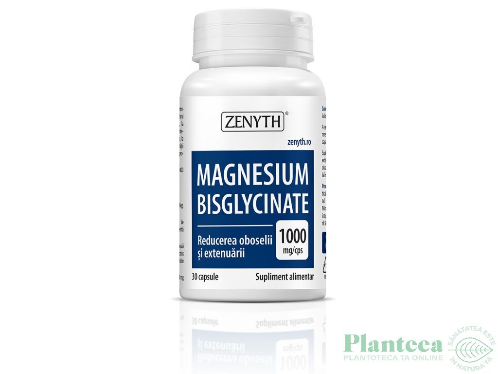 Magneziu bisglycinate 1000mg 30cps - ZENYTH