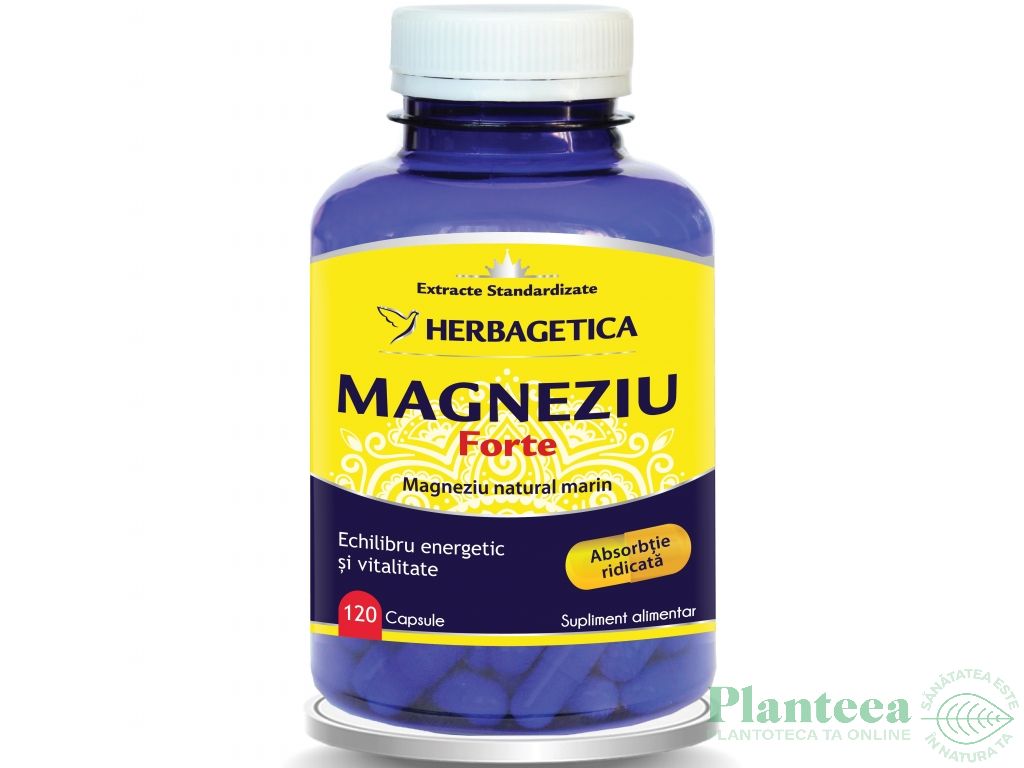 Magneziu forte 120cps - HERBAGETICA