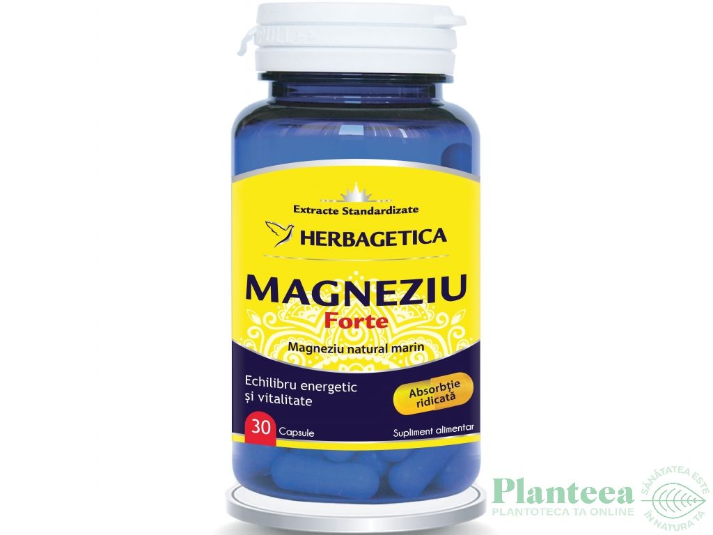 Magneziu forte 30cps - HERBAGETICA