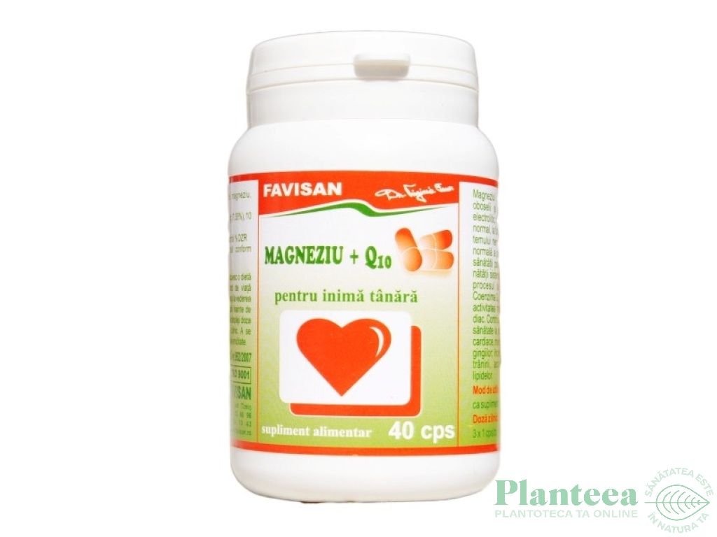 Magneziu Q10 40cps - FAVISAN