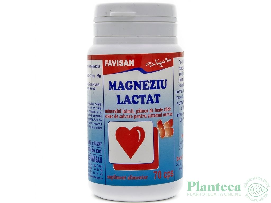 Magneziu lactat 70cps - FAVISAN