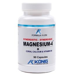 Magneziu calciu coral vitamina B6 90cps - KONIG