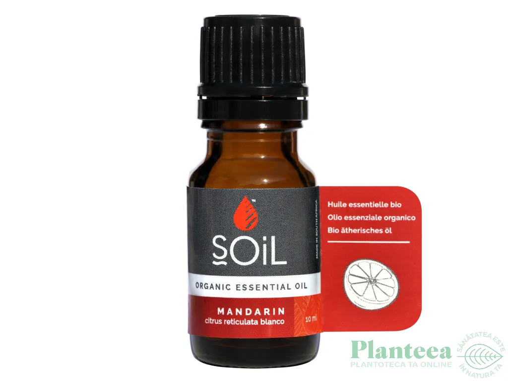 Ulei esential mandarin organic 10ml - SOiL