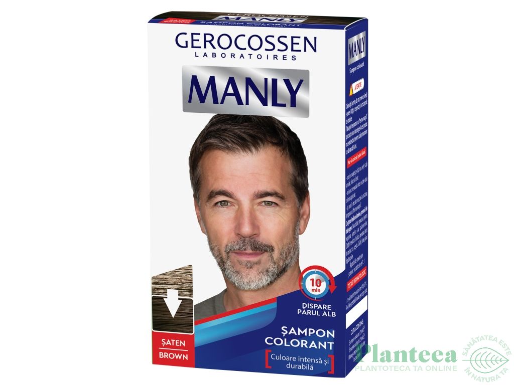 Sampon colorant concentrat saten Manly 25ml - GEROCOSSEN