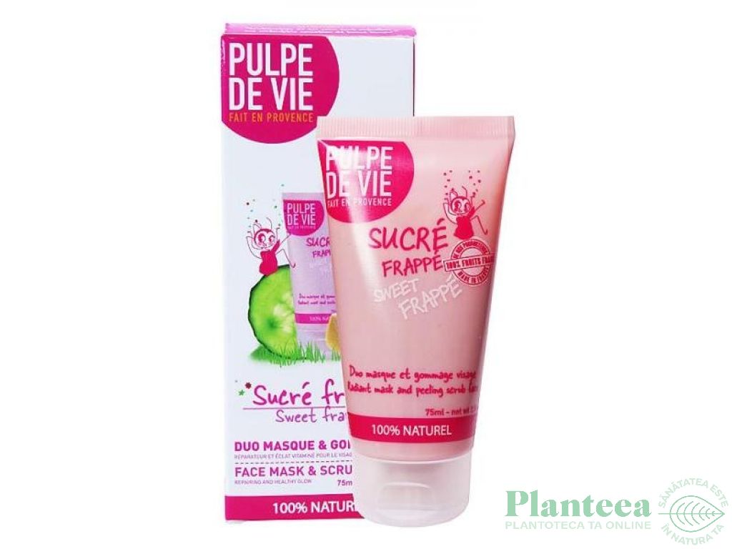 Masca scrub fata Sucre frappe 75ml - PULPE DE VIE