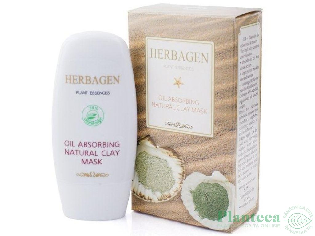 Masca antiseboreica argila 50ml - HERBAGEN